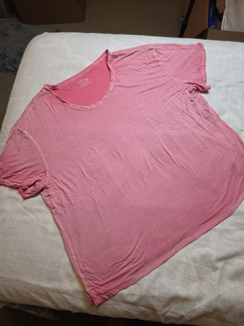 Time And Tru Pink Short Sleeve T-Shirt XXL 20